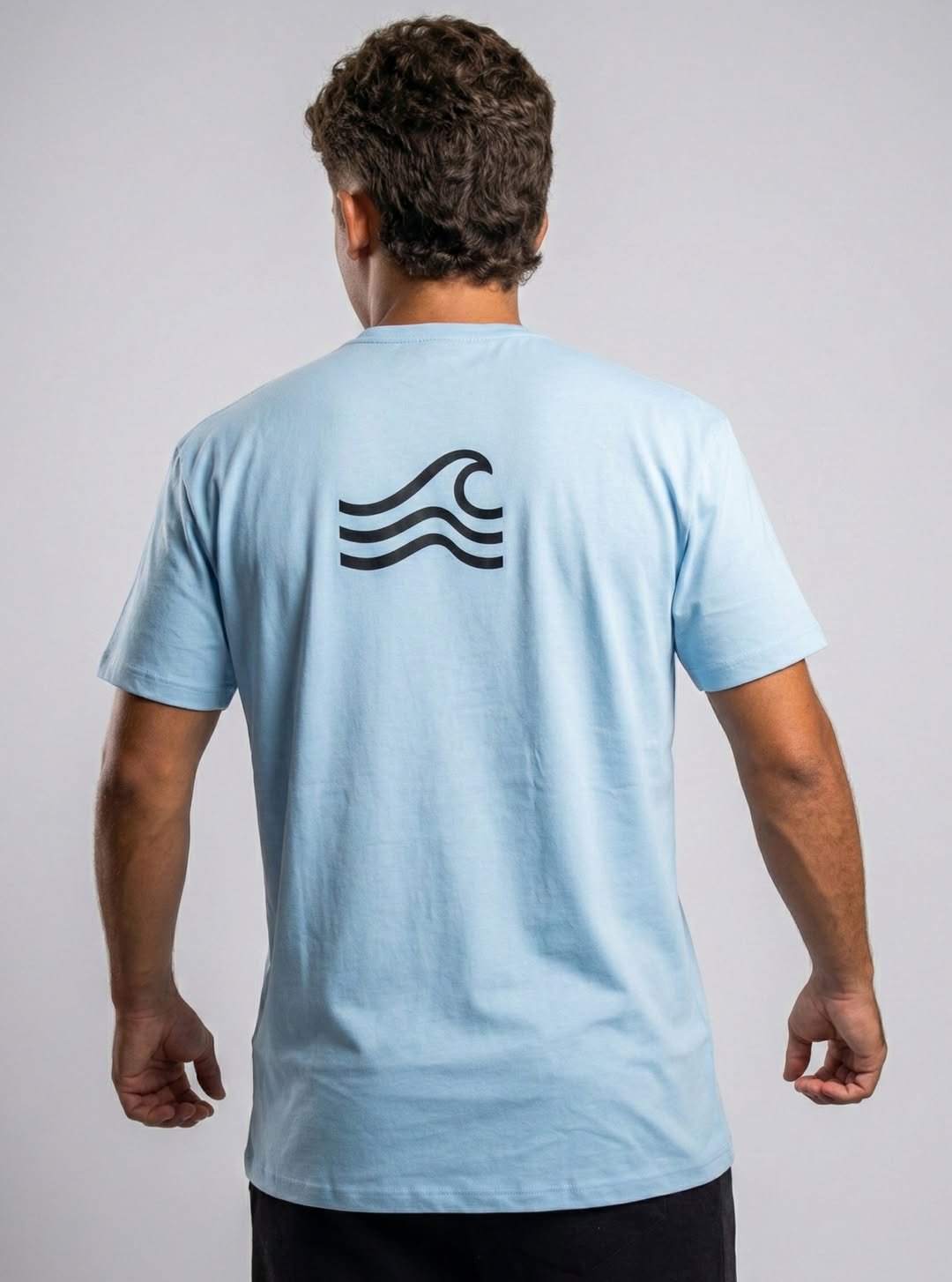Camiseta Ondas Azul — Costas